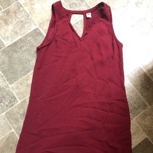 Burgundy old navy dress